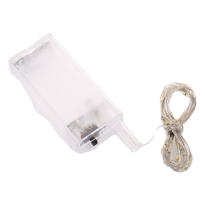 Nuevo conjunto de línea de luz de caja de batería de dos secciones ambiente romántico decoración de vacaciones creativo sorpresa confesión conjunto Accesorios