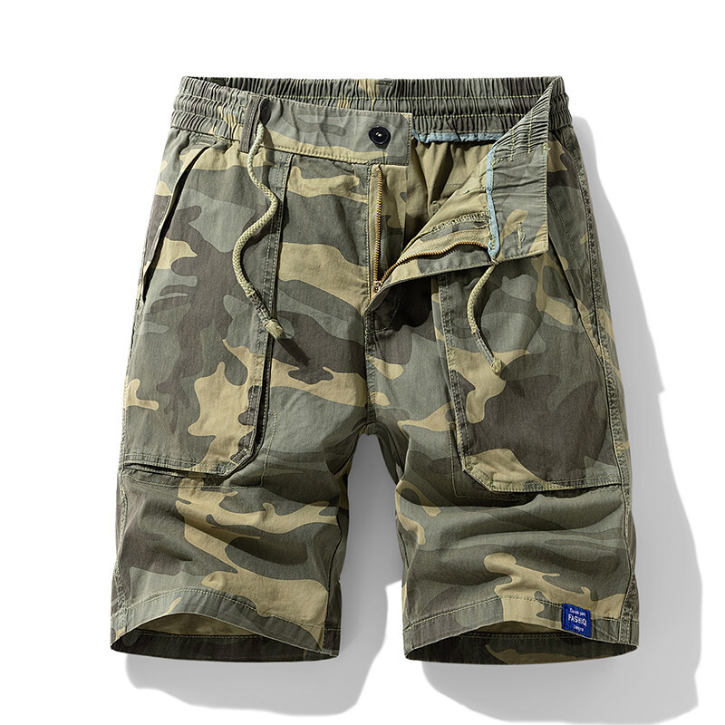 Cross-Border Men's Shorts Summer New Men's Large Size Cargo Pants Outdoor Camouflage Casual Pants Wholesale