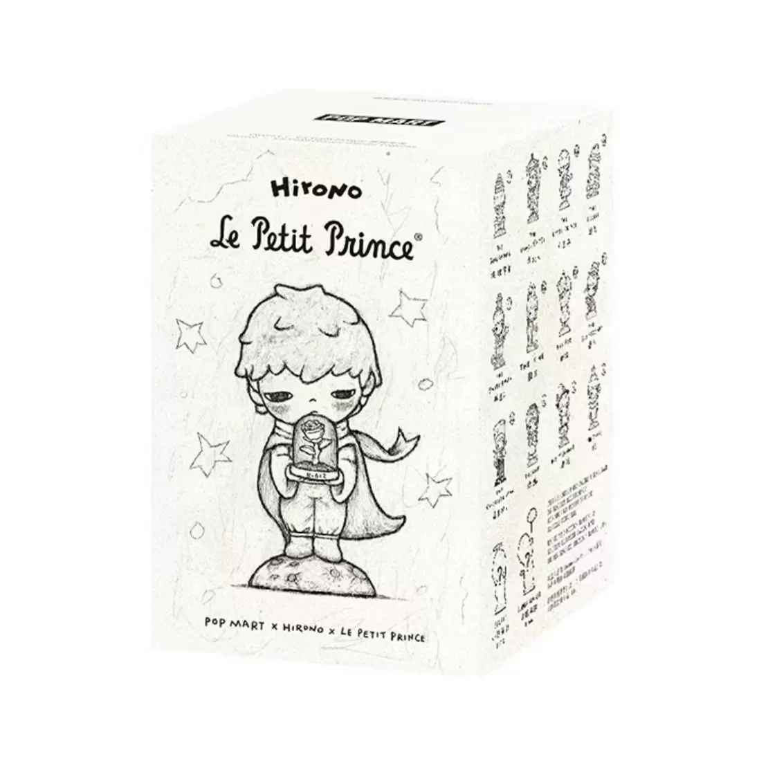 POP-MART Bubble.Mart Hirono×Le Petit Prince Фигурка Ono Маленький принц Blind Box