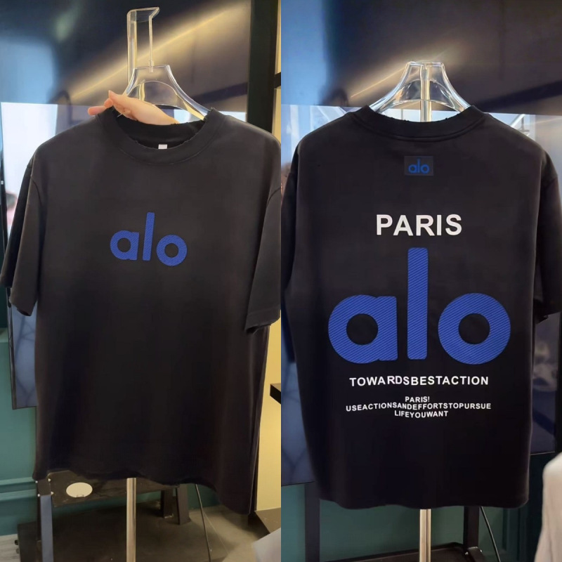 【高品質Tシャツ】2025メンズバック大きな青文字ラウンドネック半袖ファッションゆったり万能トレンド|undefined