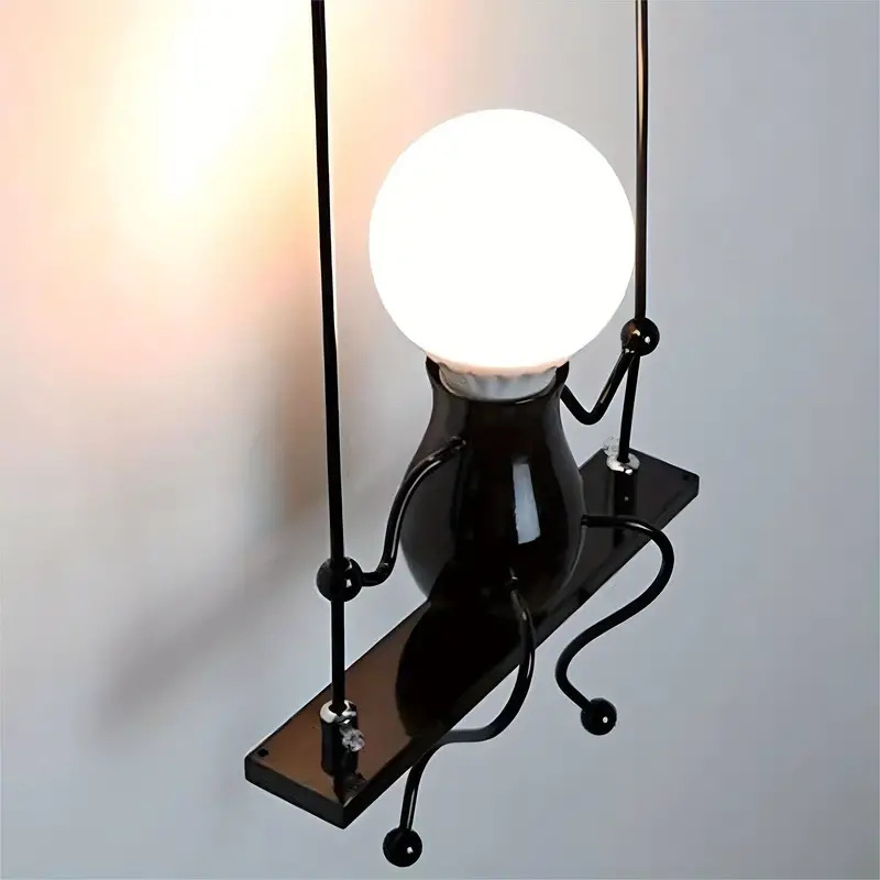 Fuente transfronteriza de niños lámpara de pared creativa simple moderna sala de estar dormitorio lámpara de cabezal de cama pasillo escalera lámpara de hierro forjado