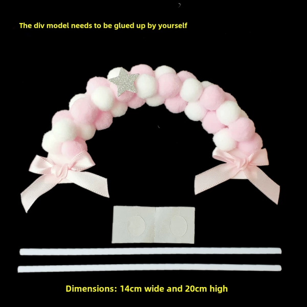 DIY-pink arch
