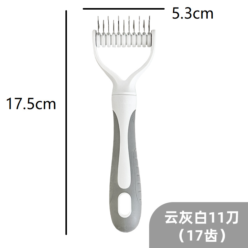 Colección de peines para mascotas, peines para gatos, peines para gatos, peines para perros, peines abiertos, peines de aguja, suministros para mascotas transfronterizos, fábrica al por mayor