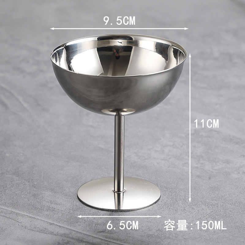 150ml 톨 아이스크림 컵(실버)