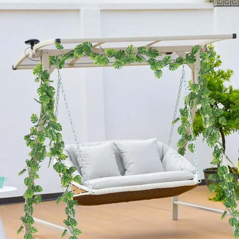 Cross-border 2024 Turtle Leaf Rattan Stair Gate Decoration New Garden Farmhouse Home Decoration Door Hanging Wall Hanging Cross-border 2024 Turtle Leaf Rattan Stair Gate Decoration New Garden Farmhouse Home Decoration Door Hanging Wall Hanging