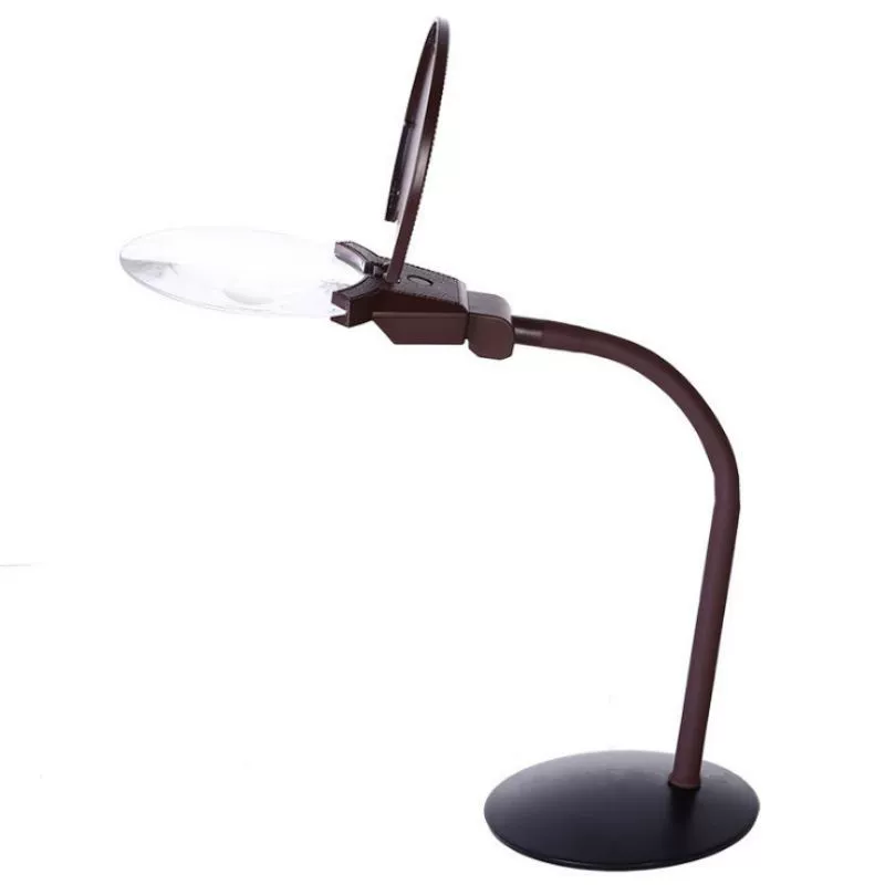 7028B мощное HD детское увеличительное стекло для освещения настольных электронных плат Ремонт чтения со светодиодной подсветкой оптом