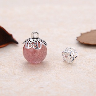 S925���yճ�ͻ�ñС��� �ֹ�DIY����ˮ������������� ��ᘻ���