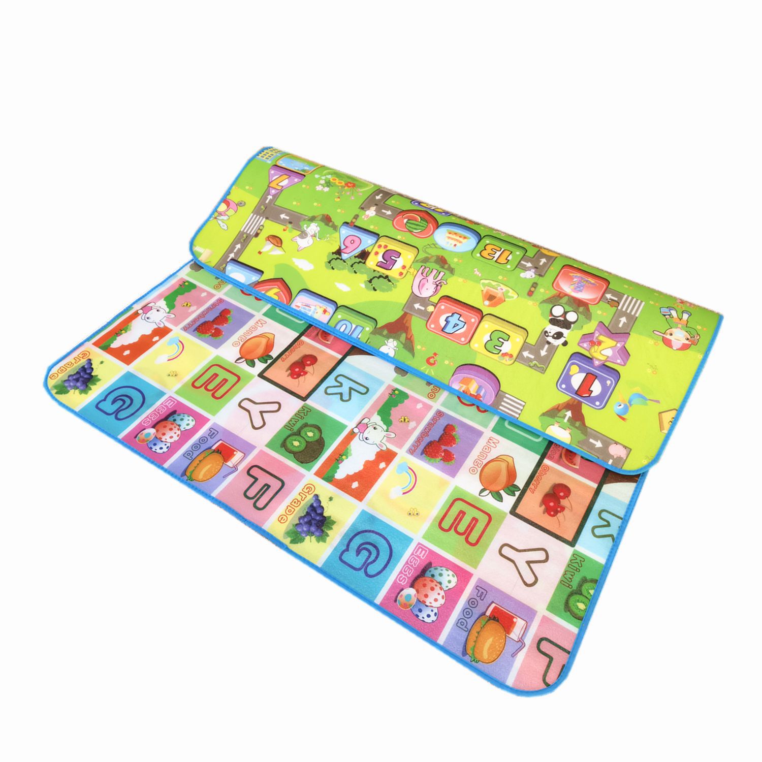 Bebé gateando estera engrosada plegable de los niños del hogar no tóxico inodoro estera de espuma bebé gateando Mat dormitorio