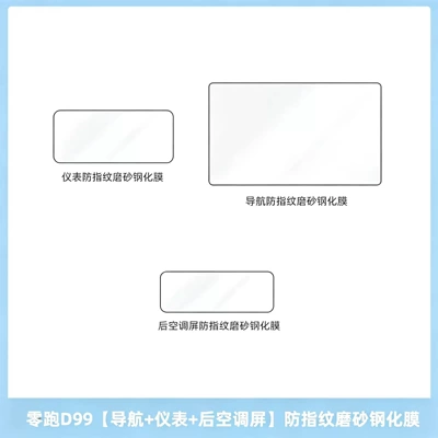 Car interior film, interior protection film for the center console - leapmoon-d99navigationinstrumentrear-air-conditioning-screenanti-fingerprint-matte-tempered-film