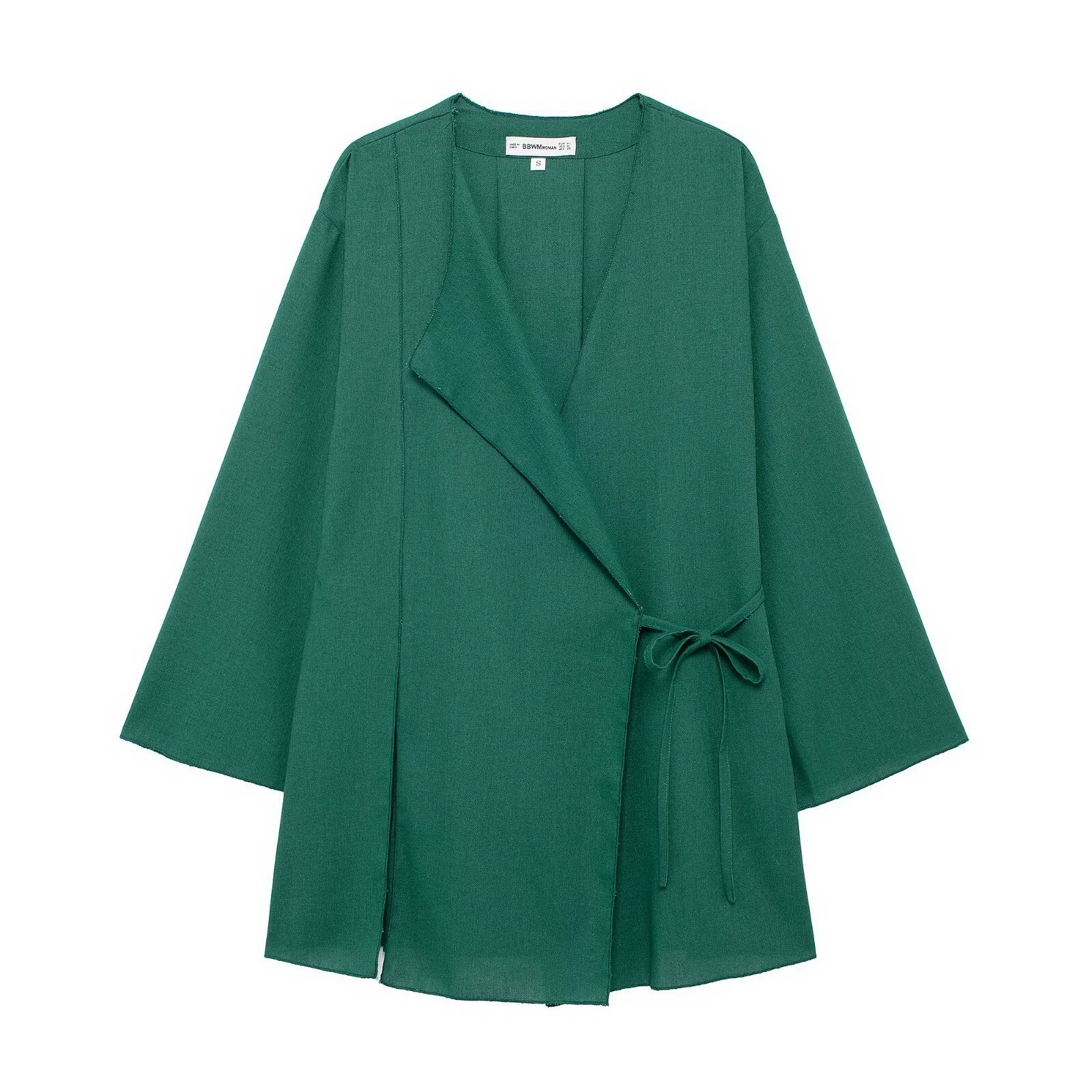 Домашняя одежда в европейском и американском стиле ZARZ, новая женская мода casual линия кимоно перекрестная куртка 6078572