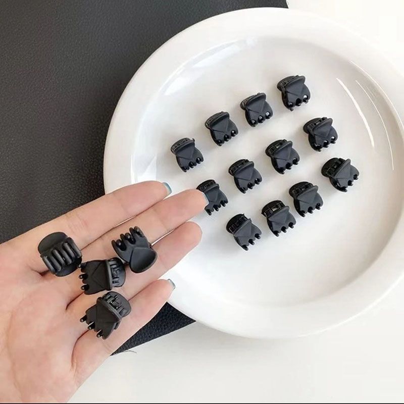 韓国ヘアアクセサリーシンプルなプラスチックミニヘアクリップサイドクリップトップクリップヘアクリップ前髪クリップヘアアクセサリー|undefined