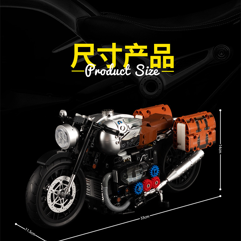 K caja 10515 latte motocicleta modelo tecnología piezas montaje de bloques de construcción de juguete adornos transfronterizos regalos de Venta caliente