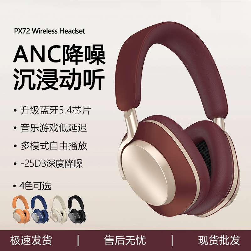 New Metal Spray-Painted Noise-Canceling Wireless Bluetooth Over-Ear Headphones with Protein Leather Ear Pads, Long Battery Life, Wholesale from Manufacturer 6.0 New Metal Spray-Painted Noise-Canceling Wireless Bluetooth Over-Ear Headphones with Protein Leather Ear Pads, Long Battery Life, Wholesale from Manufacturer 6.0