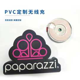 厂家PVC软胶超薄无线充快充卡通水果系列无线充电器LOGO礼品制作
