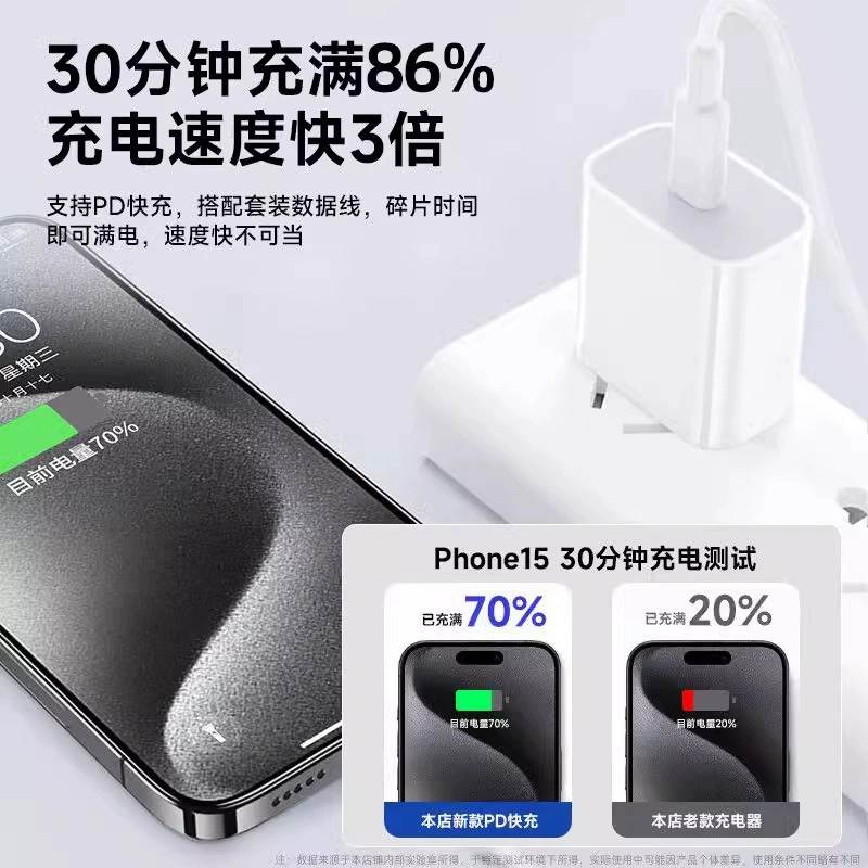 Комплект быстрой зарядки (Apple) iPhone 11, совместим с 13 Pro Max — варианты 20W PD / 30W с кабелем USB‑C