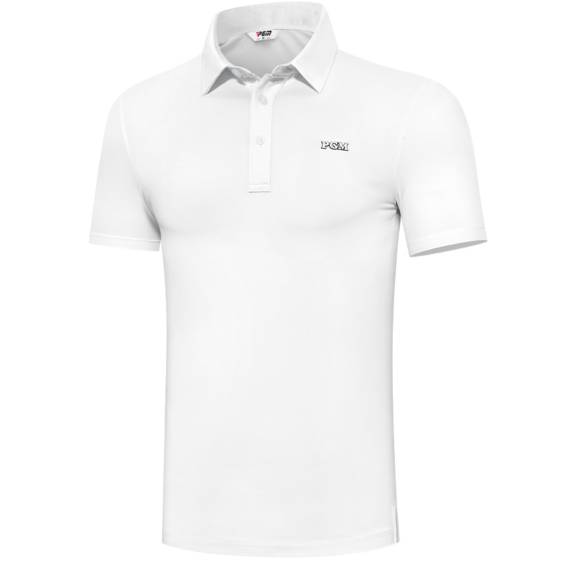 Áo thun golf nam tay ngắn PGM thoáng khí co giãn mùa hè — KUZ151-Quần Trắng, KUZ151-Quần màu xanh nước biển, Yf568-áo màu xanh hải quân, YF568-Áo màu trắng