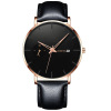 Calendar, fashionable quartz men's watch, simple and elegant design