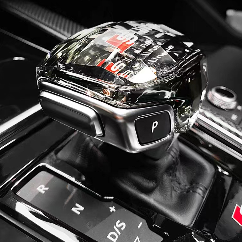 Funda Decorativa para Palanca de Cambios de Coche, Cristal, para Audi A4 A6 A7 A8 Q5 Q7 Q8 image 3