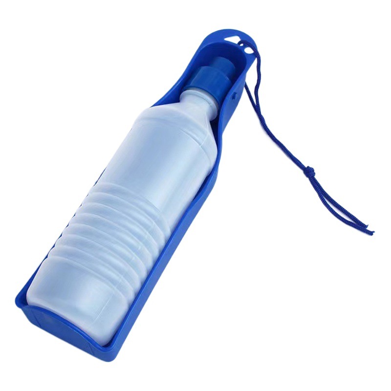 Fuente de bebida para mascotas hervidor de agua plegable portátil de viaje 500ml gato hervidor de agua suministros para perros al por mayor