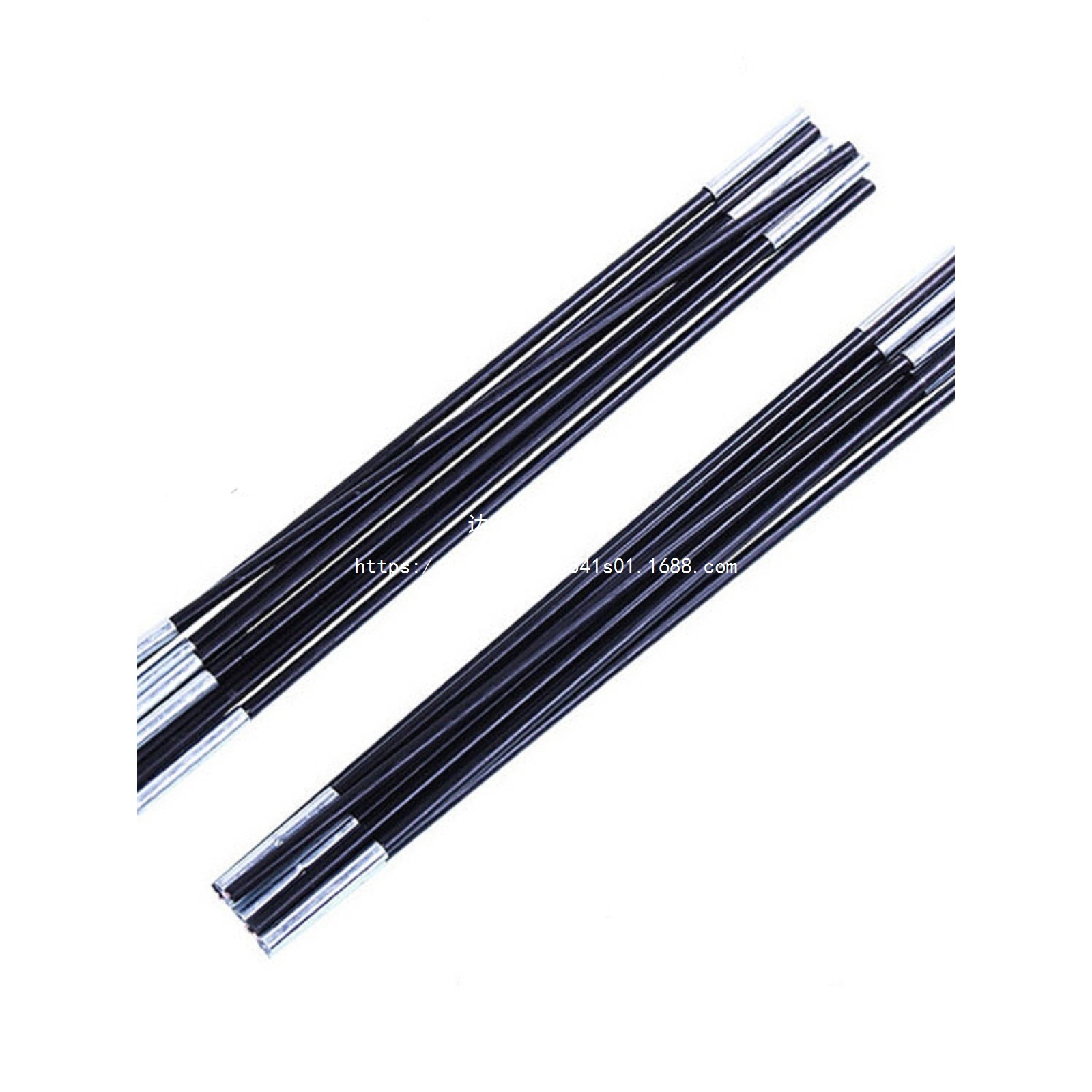 2-3-4人帐篷杆子配件修补帐篷杆纤维玻璃杆帐篷支撑杆子架子2根装