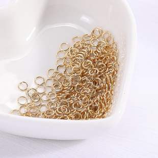 ��ɫ14K�����_��Ȧ�Ʒ� �ֹ�diy���CȦ���B��Ȧ���\��ɫ�Ʒ