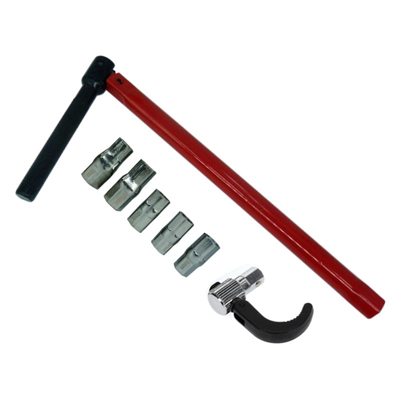 Kehong Fábrica de Herramientas llave de tubo llave grifo de reparación de la media luna del fregadero 7 UNID