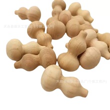 厂家跨境爆款葫芦木珠桃木工艺品木质小葫芦批发diy手工创意葫芦