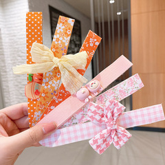 兒童魔術貼髮帶劉海碎發神器2021年新款女童粘發發箍夏季可愛髮飾