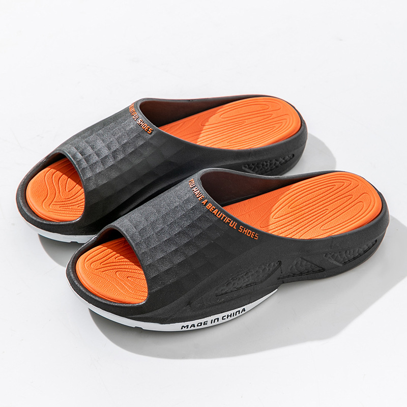 슬리퍼 603 블랙 오렌지