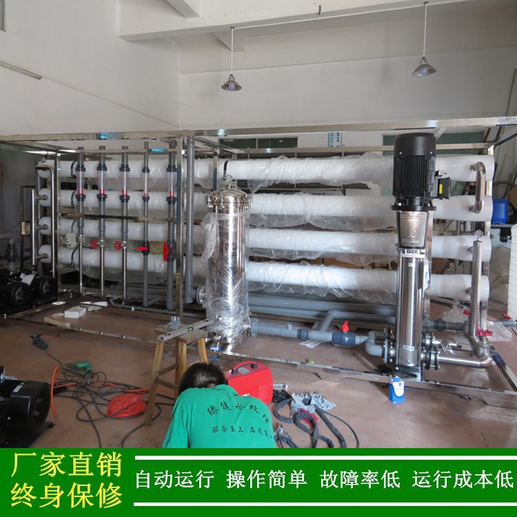 绿健厂家直销二级反渗透除盐水处理_15t二级反渗透+EDI超纯水设备