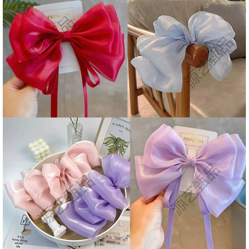 Перламутровая марлевая ткань, красочный торт-русалка, волнистый рыбий хвост, широкая перламутровая марлевая лента, аксессуары из ленты с бантом