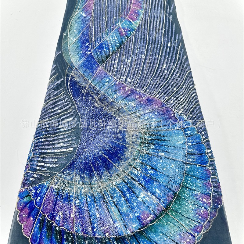 Fantasía de moda falda de sirena tela de sequilla vestido