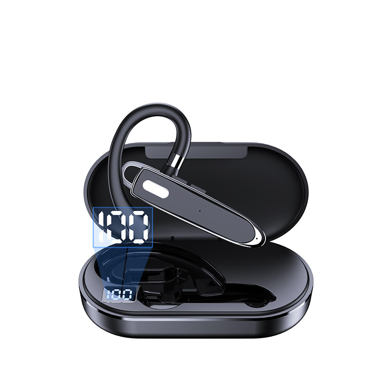 Amazonの新しい片耳Bluetoothヘッドセット、ワイヤレスインイヤーノイズリダクション通話、大容量バッテリー、耳掛け型ビジネスAI翻訳|undefined