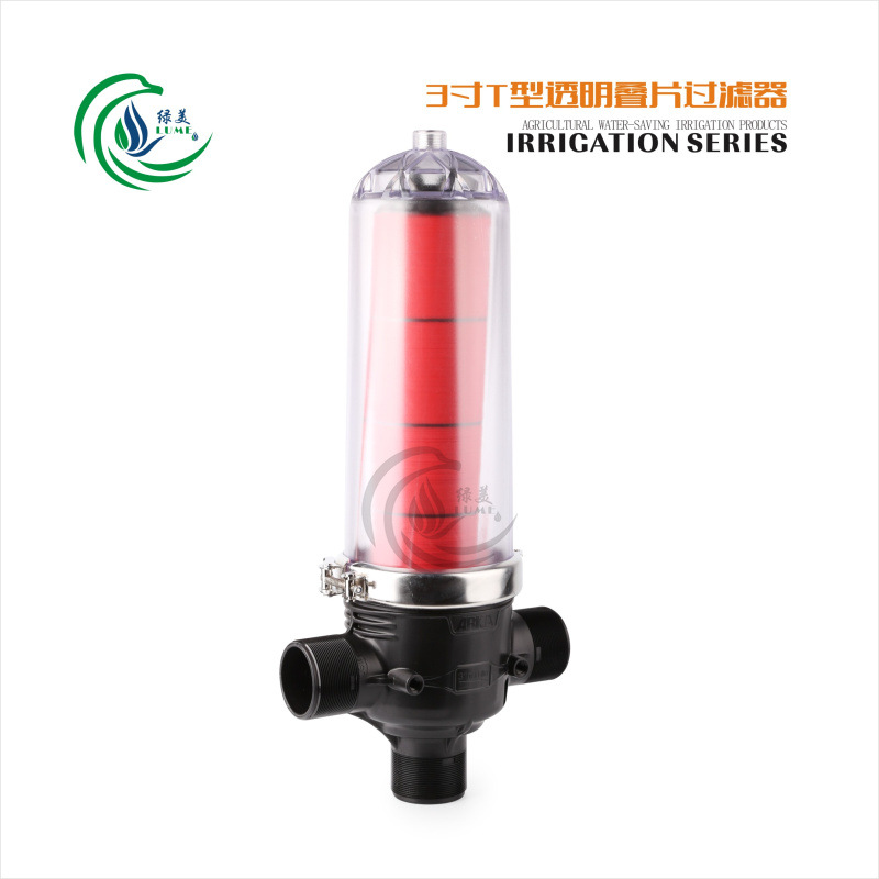 Filtro de Discos para Riego Tipo Y T de Polipropileno para Invernadero y Hortalizas