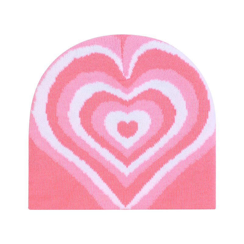 Women's Simple Style Heart Shape Eaveless Wool Cap display picture 4