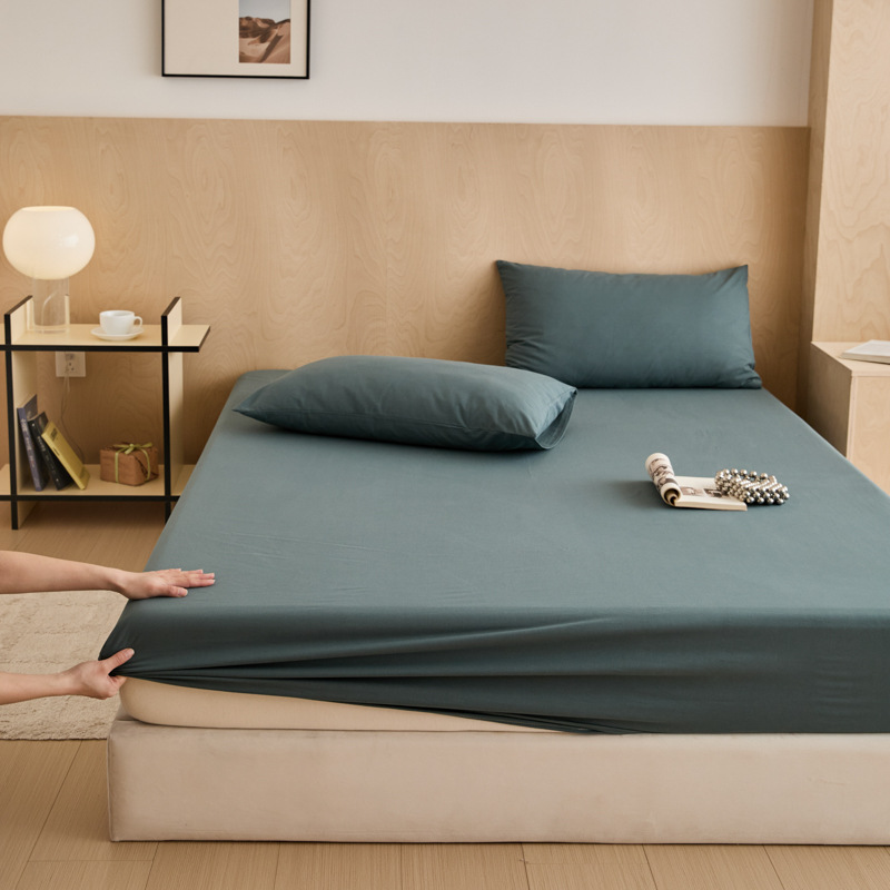 Sombrilla de cama de algodón puro pieza individual 100 algodón Simmons funda protectora de colchón todo incluido funda de cama funda de cama 2025 nuevo 3