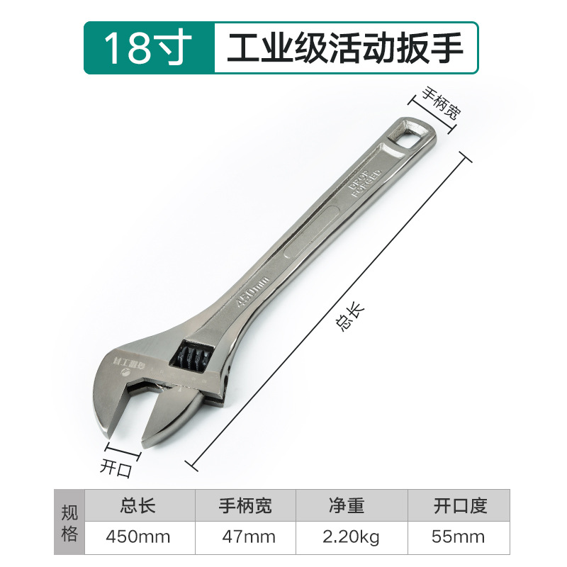 Qiyao llave ajustable multi-funcional de gran apertura de gran tamaño pequeño de 12 pulgadas universal llave ajustable herramienta alicates de tubería