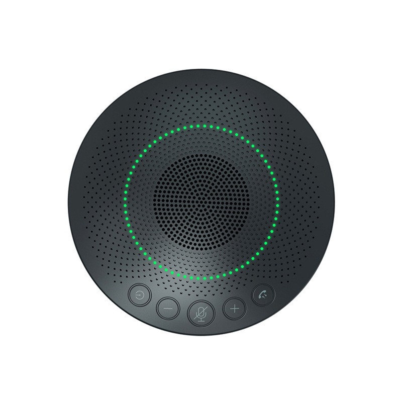 Remote Video Conferencing Microphone Bluetooth Omnidirectional Microphone Desktop Speaker USB Driver-Free Plug and Play