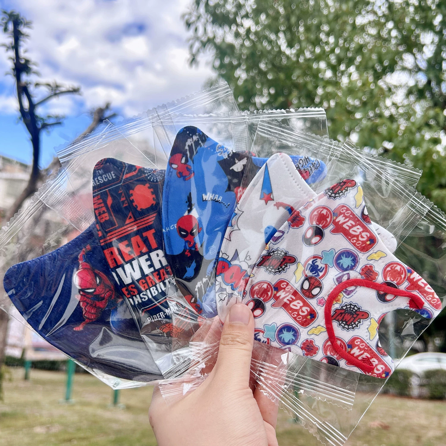 3D позиционирование детская маска Marvel маска для маленьких мальчиков и девочек Студенческая маска От 3 до 12 лет детская маска независимая упаковка