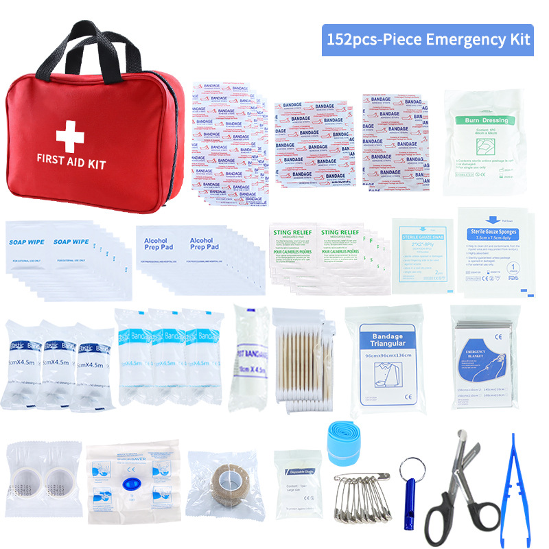 跨境专供36种234件套first aid kit急救应急包户外家庭礼品包