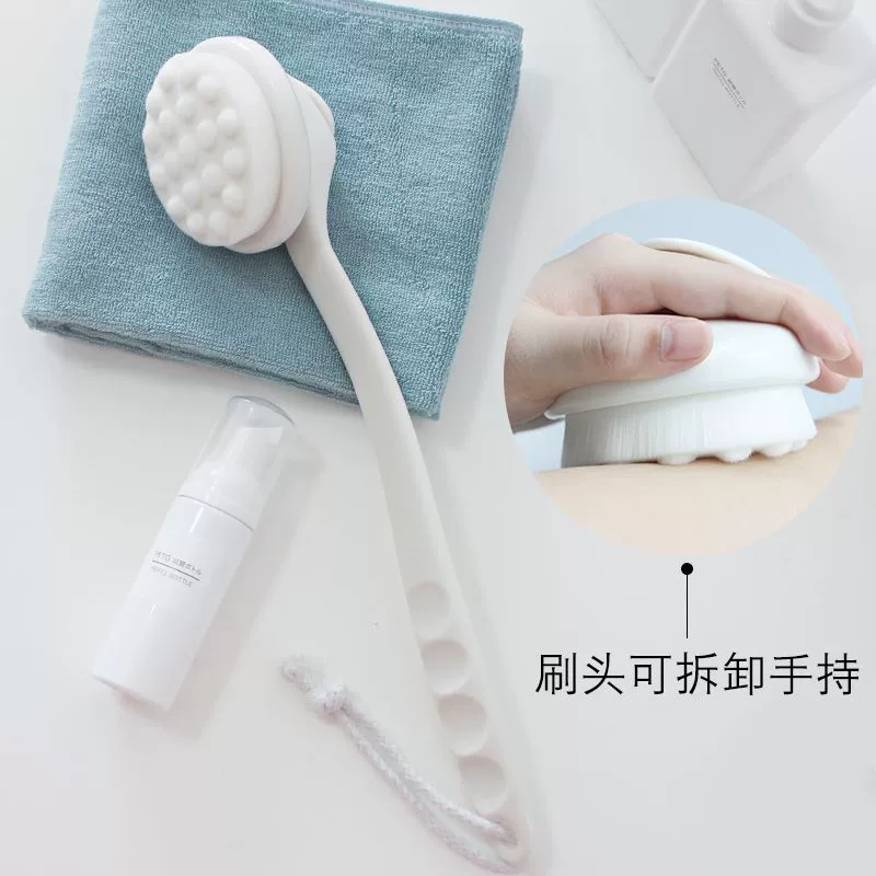 Кошачий коготь, мягкая щетина, длинная ручка, щетка для ванны, съемная щетка для ванны, скребок для спины, щетка для чистки спины без помощи.