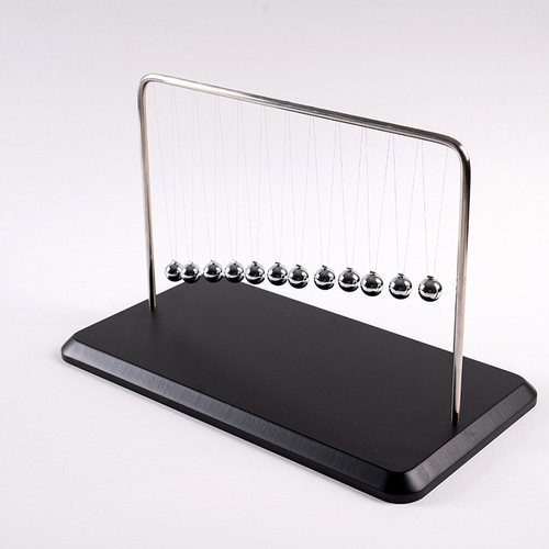 12-ball snake-shaped ornaments, mechanical curve pendulum ball, gift box, Newton pendulum desk decoration, pendulum wave