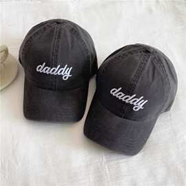 美式大头围深顶棒球帽子女百搭显脸小宽檐遮阳帽复古水洗鸭舌帽男