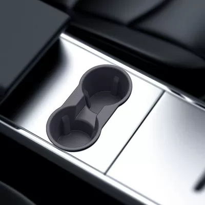 Holder Storage Limiter Car – Car cup holder/beverage holder - tesla-water-coaster-grey