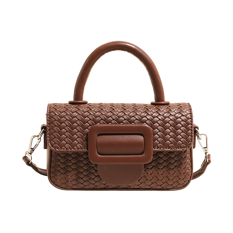 Bolso de mano de alta sensación para mujeres 2026 nueva moda primavera tejida bolso de hombro exquisito bolso de mochila super caliente