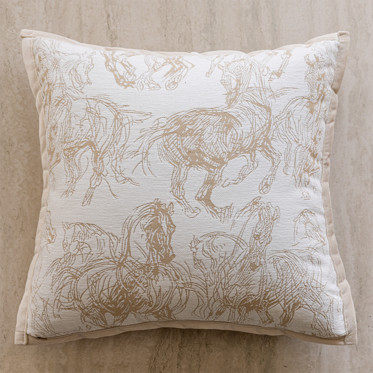Almohada Jacquard de Chenille ligera estilo francés sala de estar sofá decoración cojín sala de patrones de hotel al por mayor cojín funda