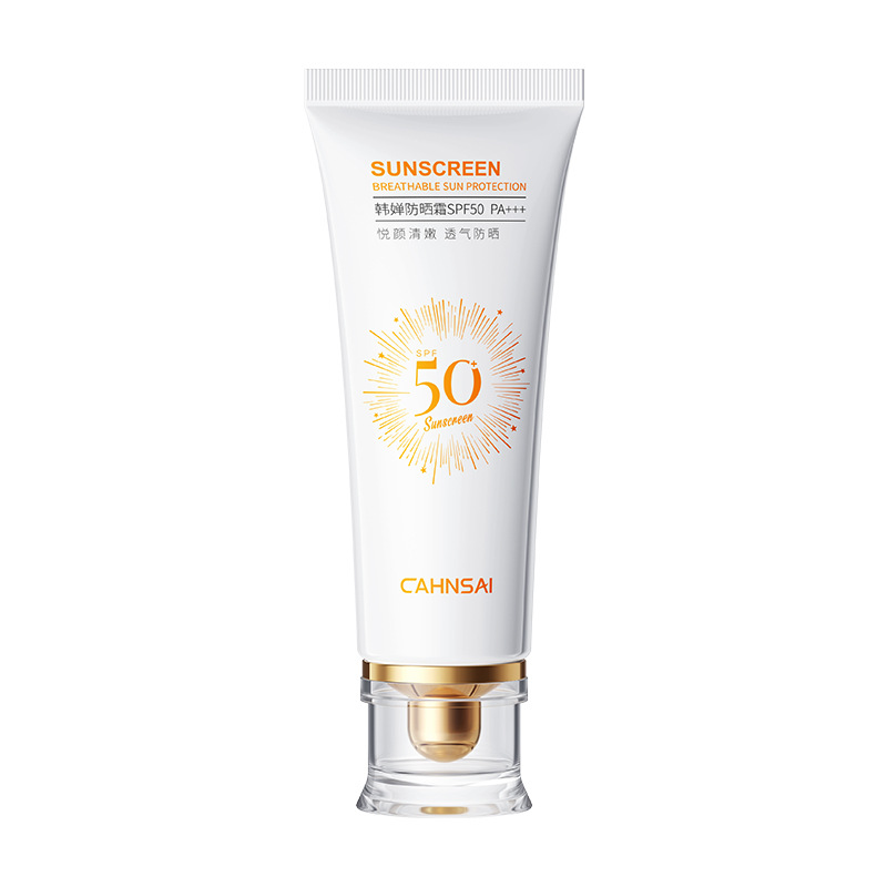 Chan Qian Han Chan Protector solar SPF50 Protección de aislamiento Protección UV Refrescante y no grasoso Protector solar al por mayor