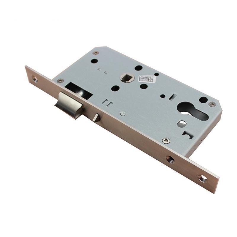 Cuerpo de cerradura de bloqueo nocturno estándar europeo personalizado 6072 Cuerpo de cerradura de acero inoxidable Lengüeta a prueba de palanca Cuerpo de cerradura de almacén de almacenamiento para ingeniería