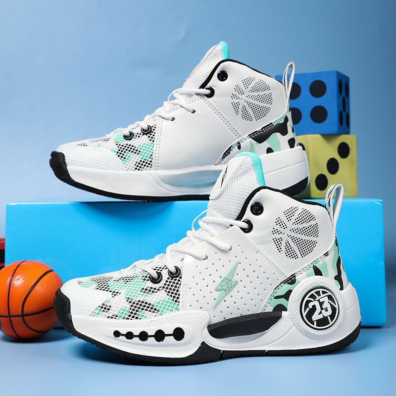 Zapatos transfronterizos para niños, zapatos deportivos para niños, zapatos de entrenamiento para niños, zapatos de baloncesto al por mayor