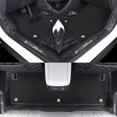 Full-Cover Foot Mats, Anti-Kick, Ayaqaltılar (Kovriklər) - fengyun-a9l-free-anti-kick-pad-double-layer-foot-pad-snowflake-black